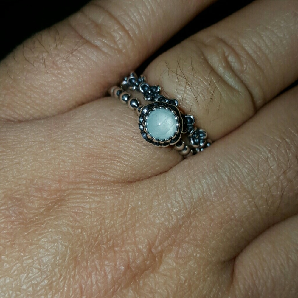 Pandora march birthstones ring
